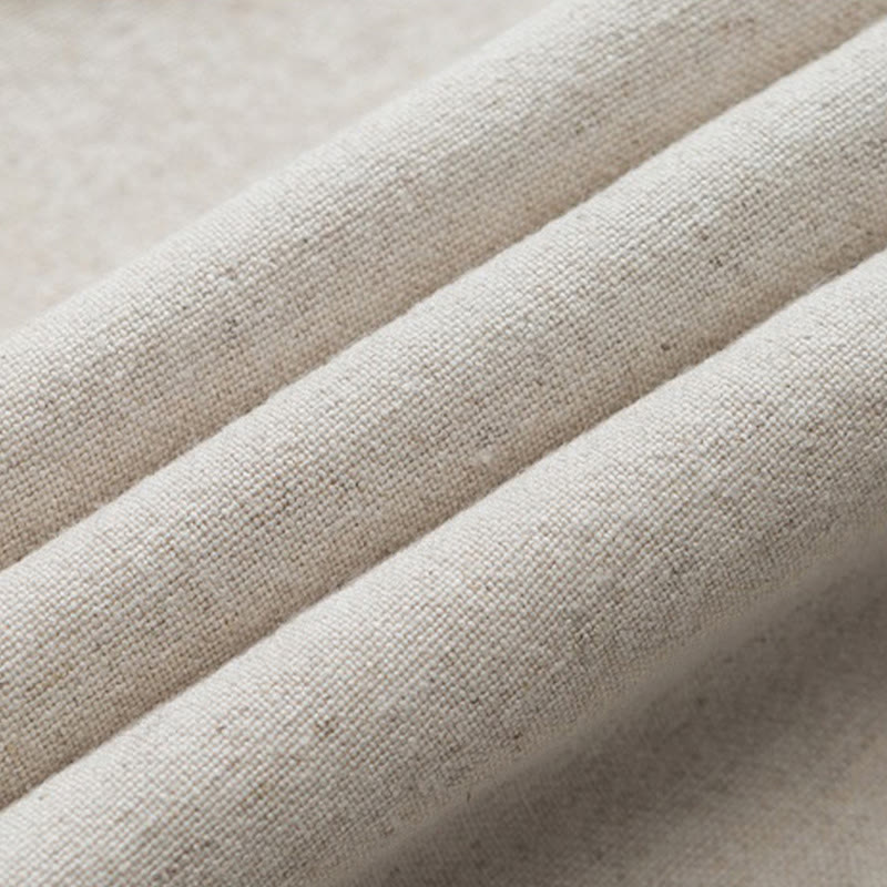 Spodnie męskie z bawełny i lnu, luźne, luźne, z guzikami żabki, o długości 7-8, z kieszeniami, z Buddha Stones - image 10