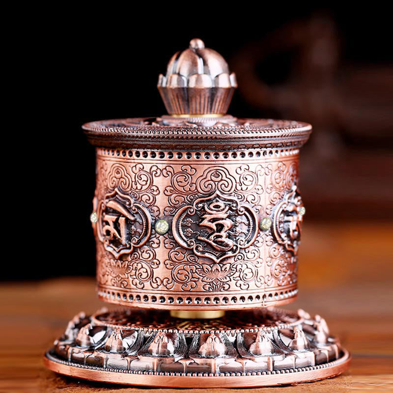 Buddha Stones Tybetańskie Błogosławieństwo Koło Modlitewne Dekoracja Samochodowa