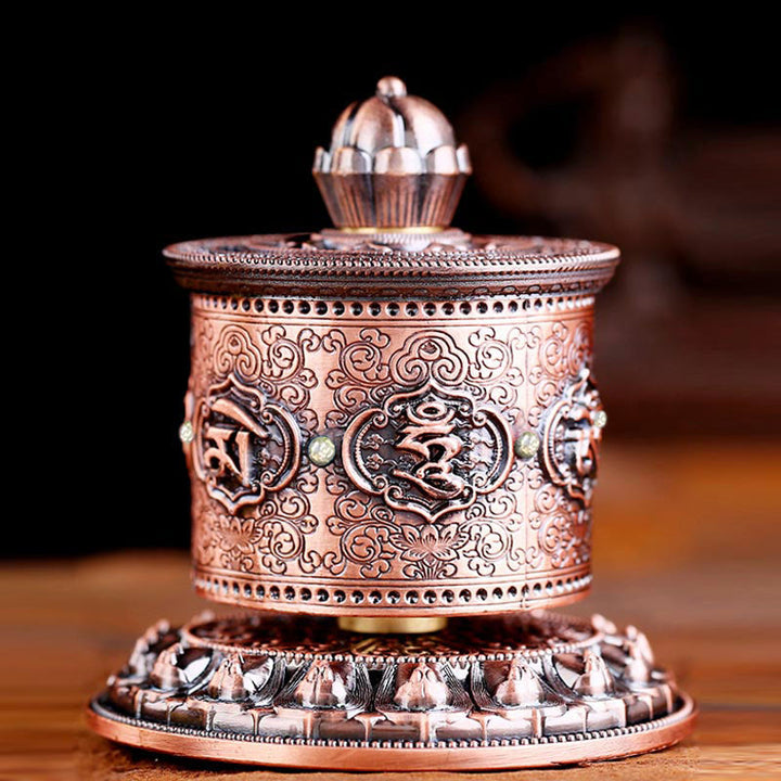 Buddha Stones Tybetańskie Błogosławieństwo Koło Modlitewne Dekoracja Samochodowa