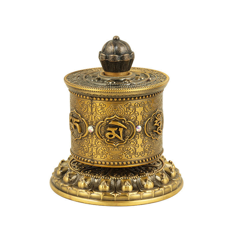 Buddha Stones Tybetańskie Błogosławieństwo Koło Modlitewne Dekoracja Samochodowa