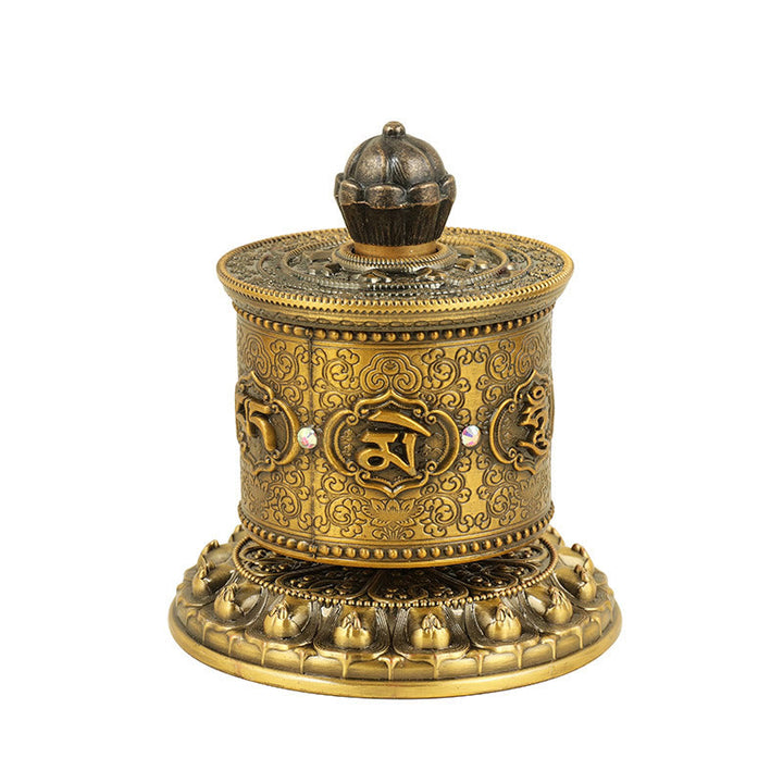 Buddha Stones Tybetańskie Błogosławieństwo Koło Modlitewne Dekoracja Samochodowa