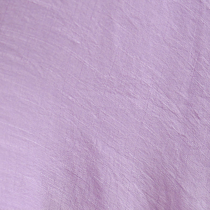 Sukienka midi z bawełny Buddha Stones , prosta, z okrągłym dekoltem i zapięciem na guziki w kształcie żaby - image 12