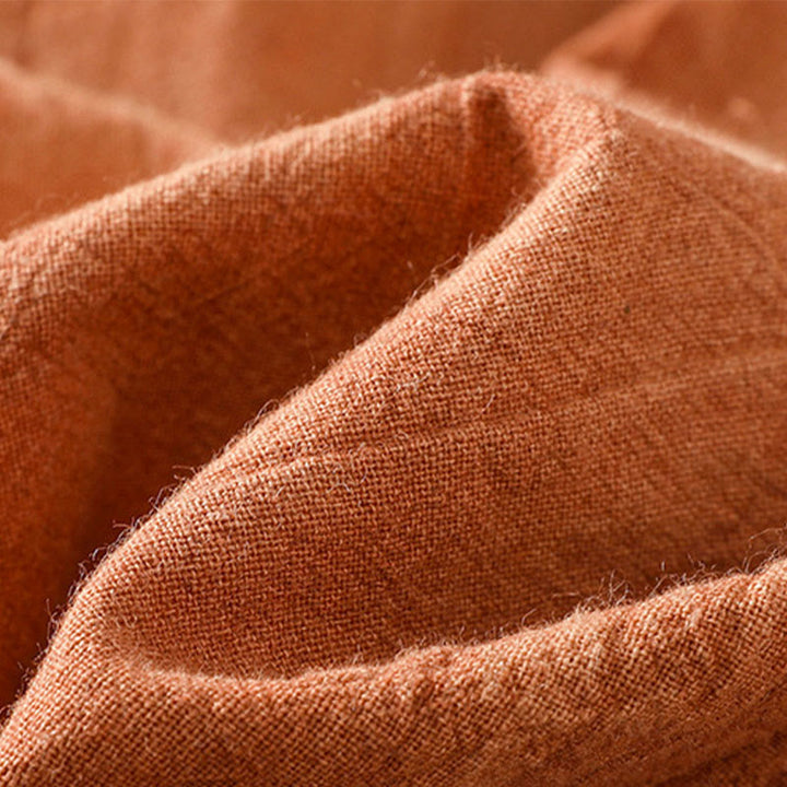 Buddha Stones w stylu retro, damska bawełniana kamizelka bez rękawów z żabą i guzikami - image 9