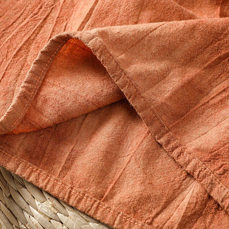 Buddha Stones w stylu retro, damska bawełniana kamizelka bez rękawów z żabą i guzikami - image 7