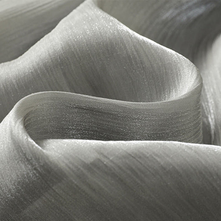 Spodnie damskie z szerokimi nogawkami i kieszeniami, plisowane, jasnoszare, z motywem Buddha Stones - image 15