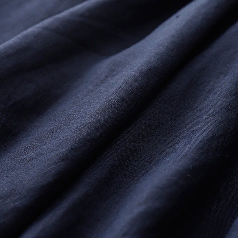 Damskie spodnie Capri z szerokimi nogawkami i kieszeniami, letnie, z elastyczną talią i kamieniami Buddha Stones - image 15