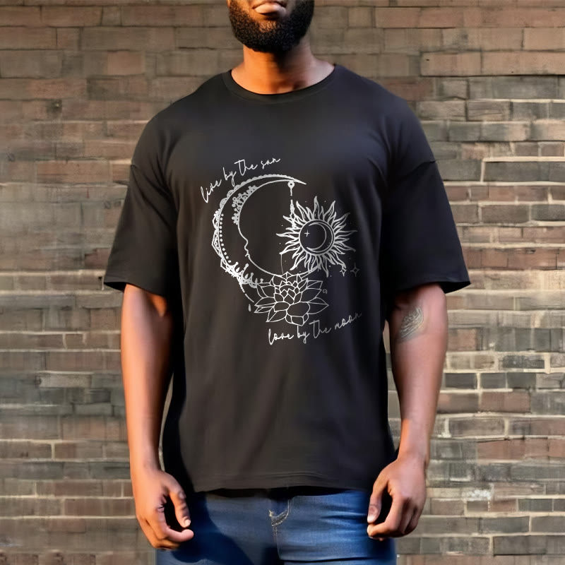 Koszulka z motywem kwiatów lotosu i słońca z Buddha Stones - image 6