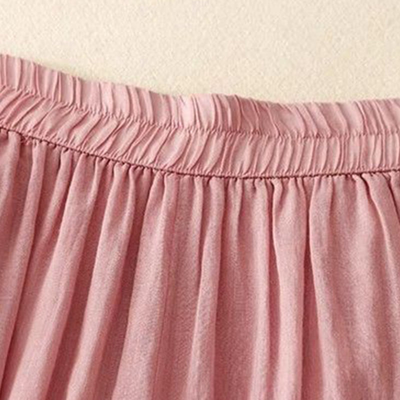 Damskie spodnie z szerokimi nogawkami i kieszeniami, bawełniane, z haftem bocznym w kształcie Buddha Stones , o długości 7-8 - image 17