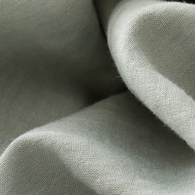 Koszula damska bawełniana z prostymi rękawami w kształcie latarni z motywem Buddha Stones - image 4