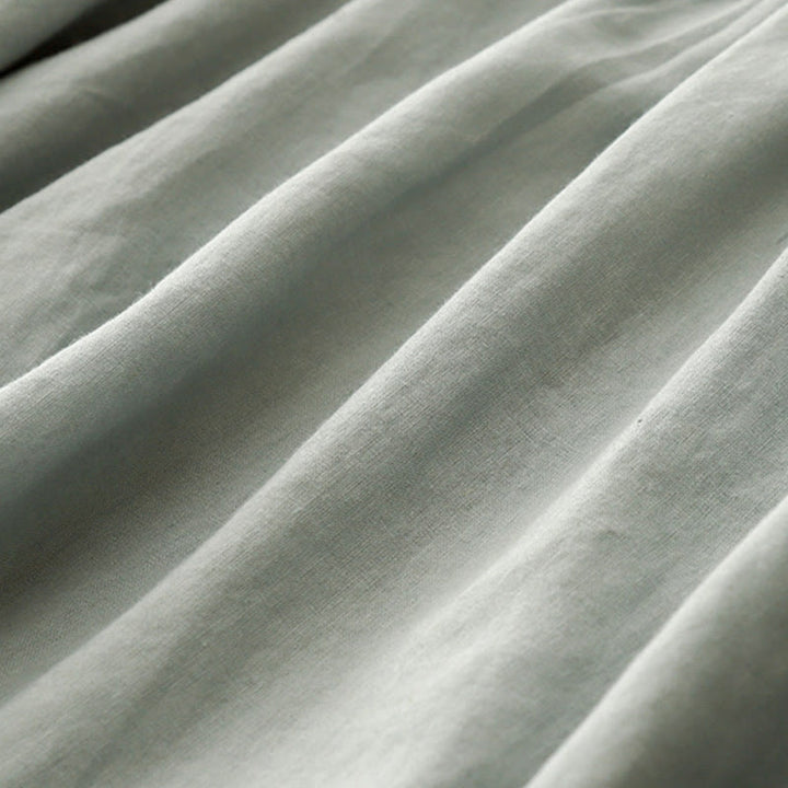 Koszula damska bawełniana z prostymi rękawami w kształcie latarni z motywem Buddha Stones - image 6