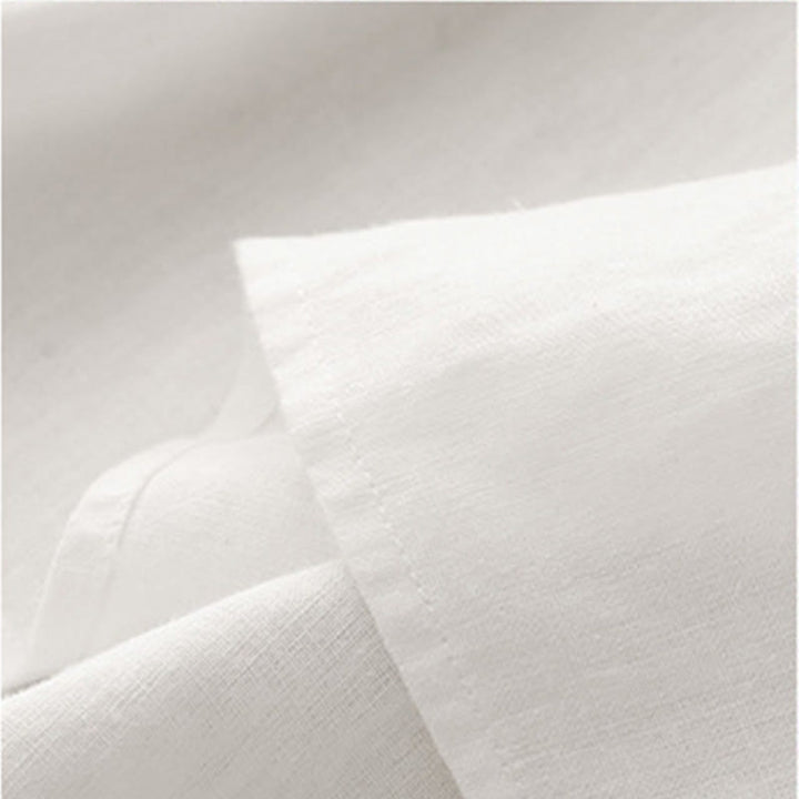 Koszula damska bawełniana z prostymi rękawami w kształcie latarni z motywem Buddha Stones - image 16