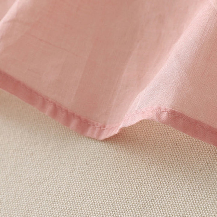 Koszula damska z bawełny i lnu, haftowane kwiaty, jednorzędowa, z Buddha Stones - image 30