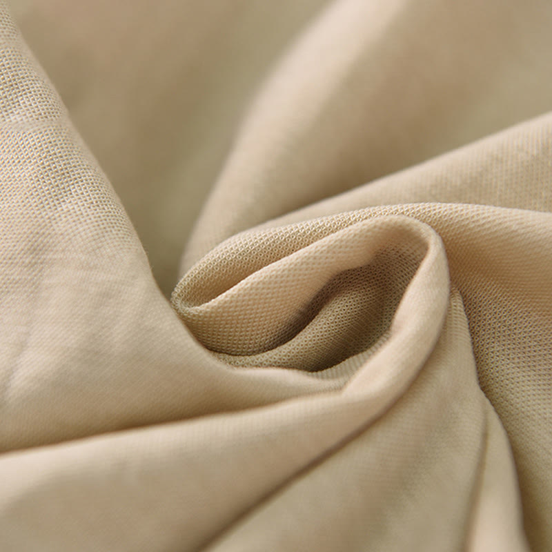 Koszula damska z krótkim rękawem i bawełnianym kołnierzykiem w stylu vintage z motywem Buddha Stones i guzikami - image 19