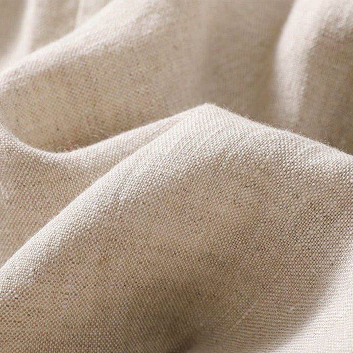 Kurtka damska z długim rękawem i kieszeniami, z bawełny i lnu "Buddha Stones" ze stójką - image 5