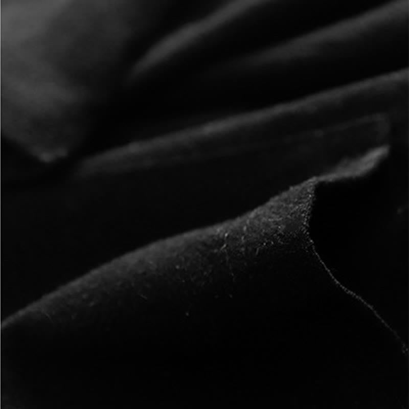 Kurtka damska z długim rękawem i kieszeniami, z bawełny i lnu Buddha Stones, zapinana na guziki żabki - image 13