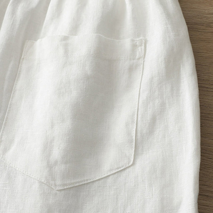 Spodnie damskie z szerokimi nogawkami z szerokimi nogawkami i kieszeniami, z nadrukiem Buddha Stones, w stylu retro, gładkie, z bawełny - image 10