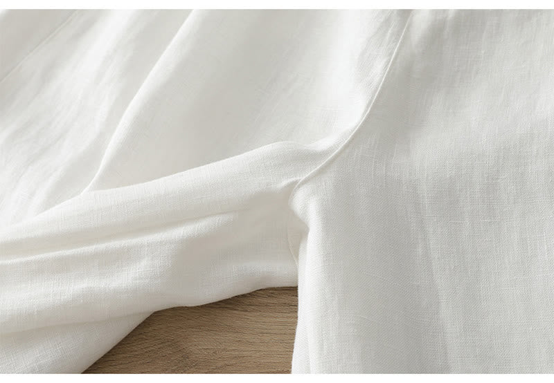 Spodnie damskie z szerokimi nogawkami z szerokimi nogawkami i kieszeniami, z nadrukiem Buddha Stones, w stylu retro, gładkie, z bawełny - image 12