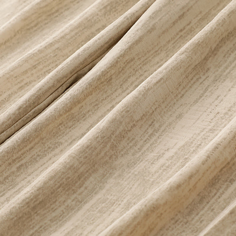 Damskie bawełniane spodnie z szerokimi nogawkami i kieszeniami, w stylu casual, letnie, sznurowane, z motywem Buddha Stones