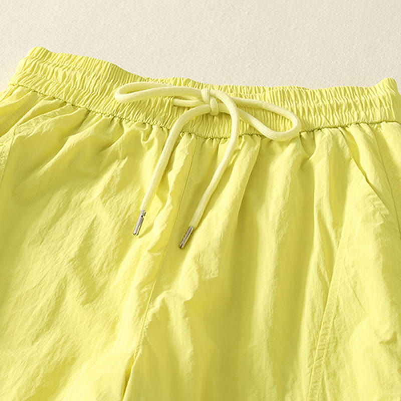 Damskie spodnie z kieszeniami i ściągaczem z motywem Buddha Stones w stylu vintage, letnie, proste - image 29