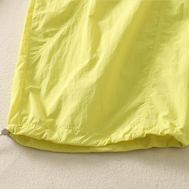 Damskie spodnie z kieszeniami i ściągaczem z motywem Buddha Stones w stylu vintage, letnie, proste - image 31