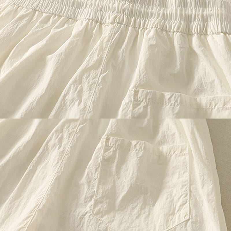 Damskie spodnie z kieszeniami i ściągaczem z motywem Buddha Stones w stylu vintage, letnie, proste - image 14