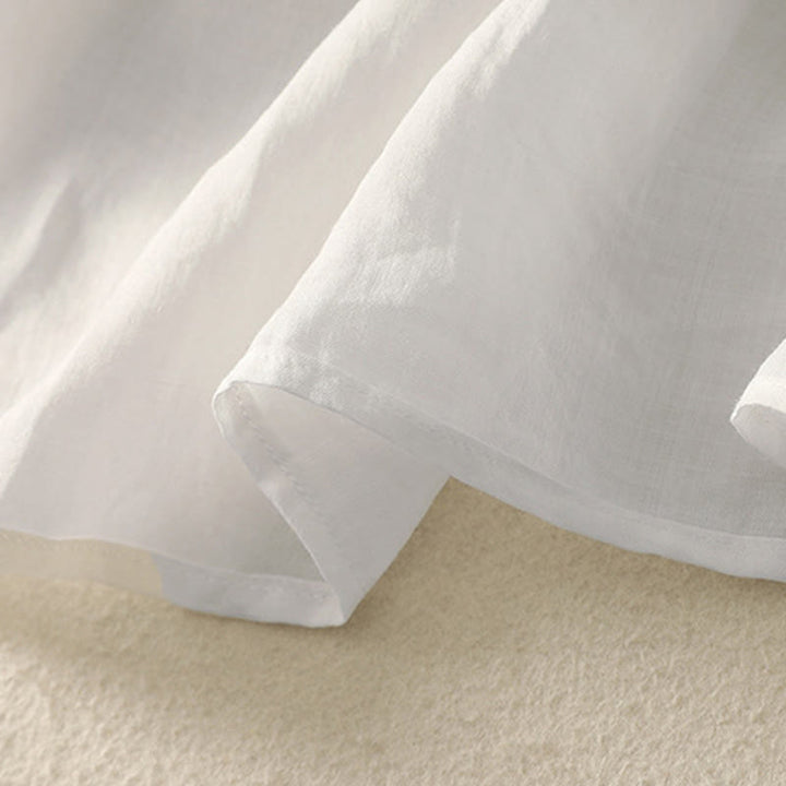 Koszulka damska z krótkim rękawem i haftowanym dekoltem w serek z motywem Buddha Stones - image 27