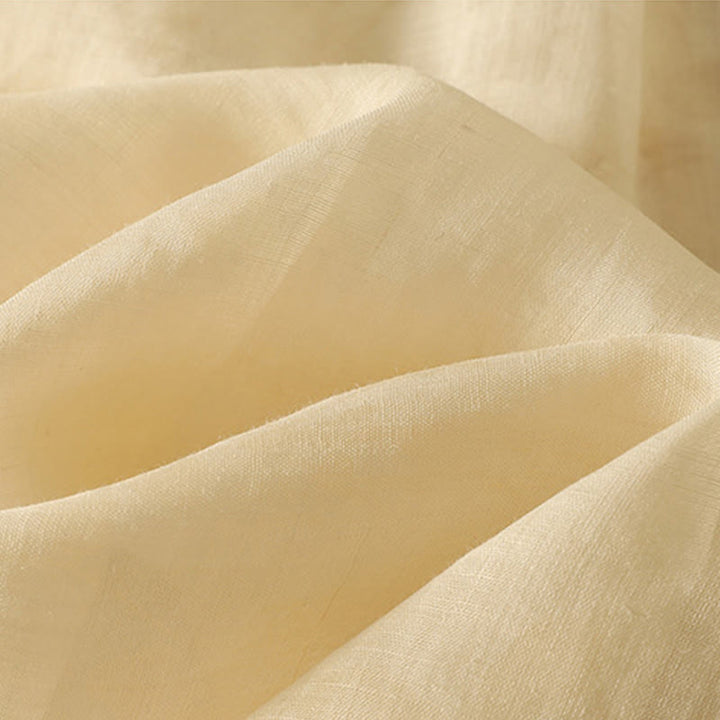 Koszula damska z krótkim rękawem i haftowanymi żabami z Buddha Stones i kołnierzykiem typu stójka z bawełny - image 4