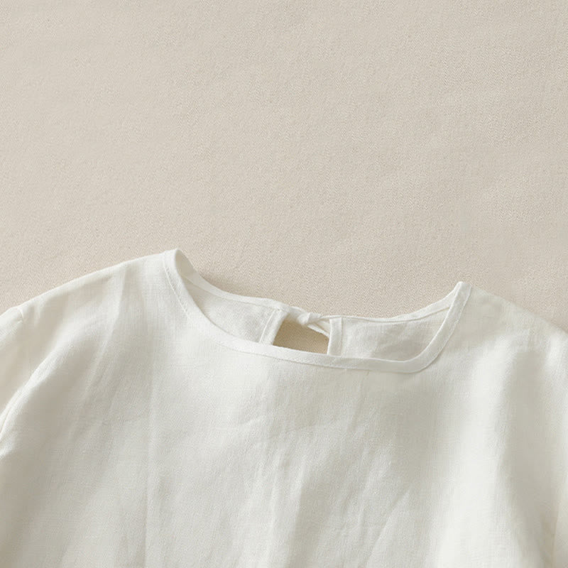 Koszulka damska z poliestru z okrągłym dekoltem i falbaną na dole z motywem kamieni Buddha Stones - image 10