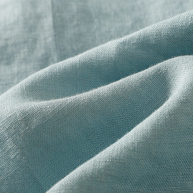 Buddha Stones, prosta, bawełniana kamizelka bez rękawów damska z okrągłym dekoltem i guzikami - image 14