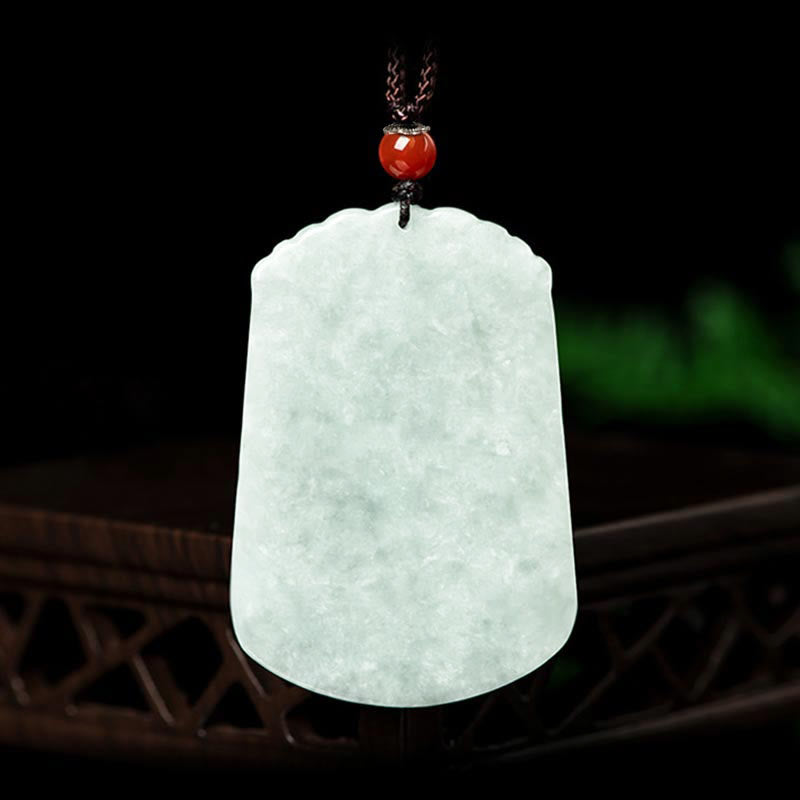 Buddha Stones Naturalny Jadeit 12 Chiński Zodiak Obfitość Amulet Wisiorek Naszyjnik - image 2