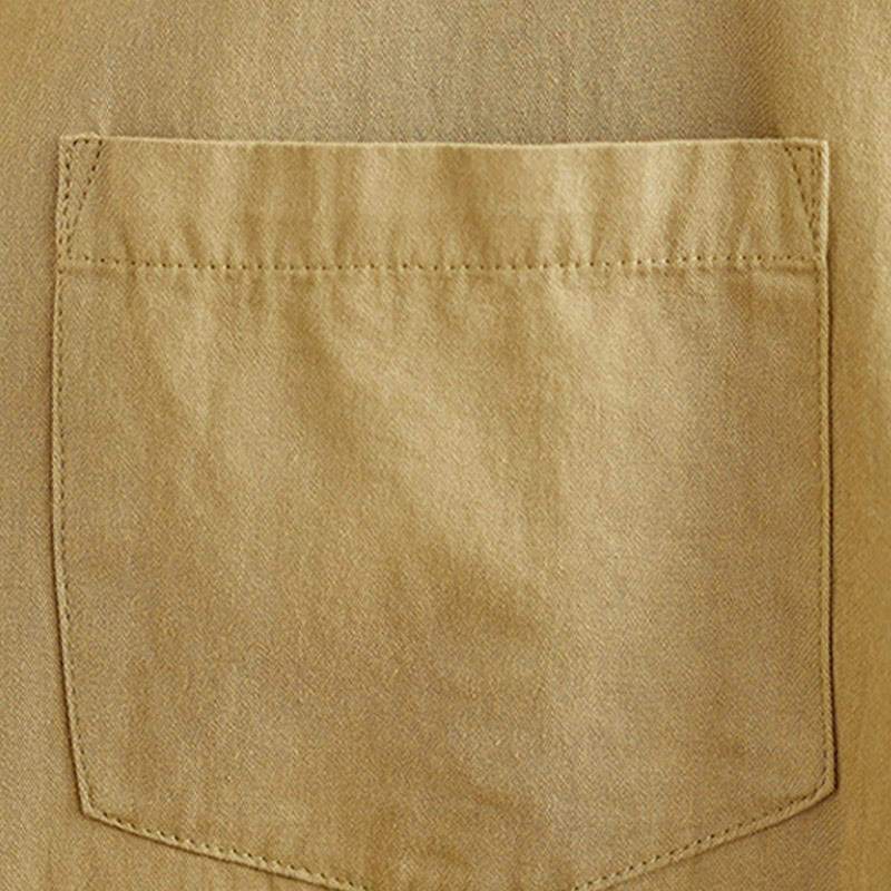 Koszula damska z długim rękawem z bawełny i lnu Buddha Stones Commute Half Buttons z zakładkami w harmonijkę - image 11