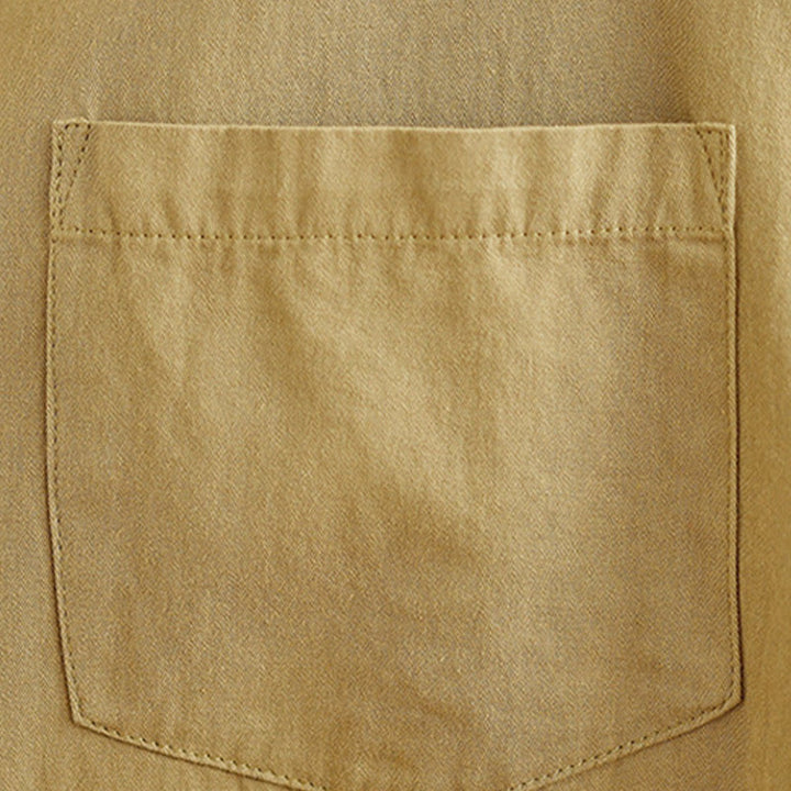 Koszula damska z długim rękawem z bawełny i lnu Buddha Stones Commute Half Buttons z zakładkami w harmonijkę - image 11