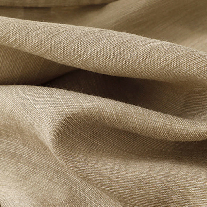 Koszula z krótkim rękawem i spódnicą z kieszeniami, 2 sztuki , Buddha Stones, długość 7-8, komplet z bawełny i lnu dla kobiet - image 11