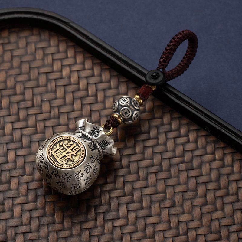 Buddha Stones Fu Charakter Worek Pieniędzy Zarabianie Pieniędzy Każdego Dnia Brelok Fortuny