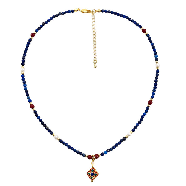 Buddha Stones , lazurytu i perły lapis lazuli z pozytywnym akcentem - image 7