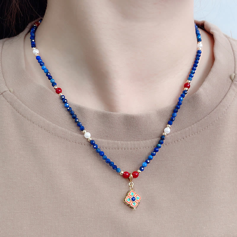 Buddha Stones , lazurytu i perły lapis lazuli z pozytywnym akcentem - image 4