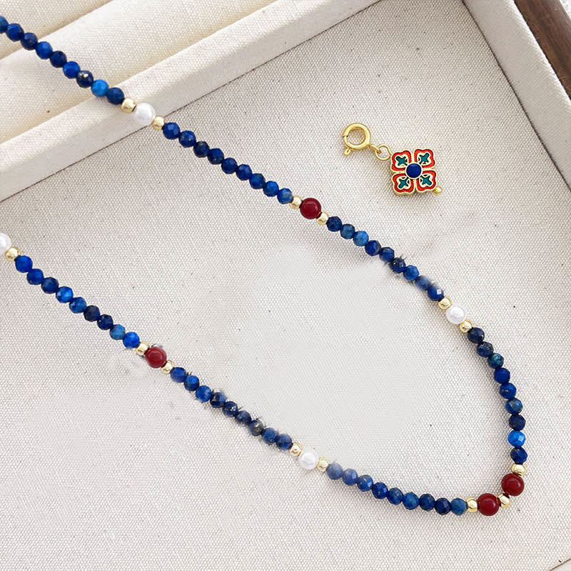 Buddha Stones , lazurytu i perły lapis lazuli z pozytywnym akcentem - image 8