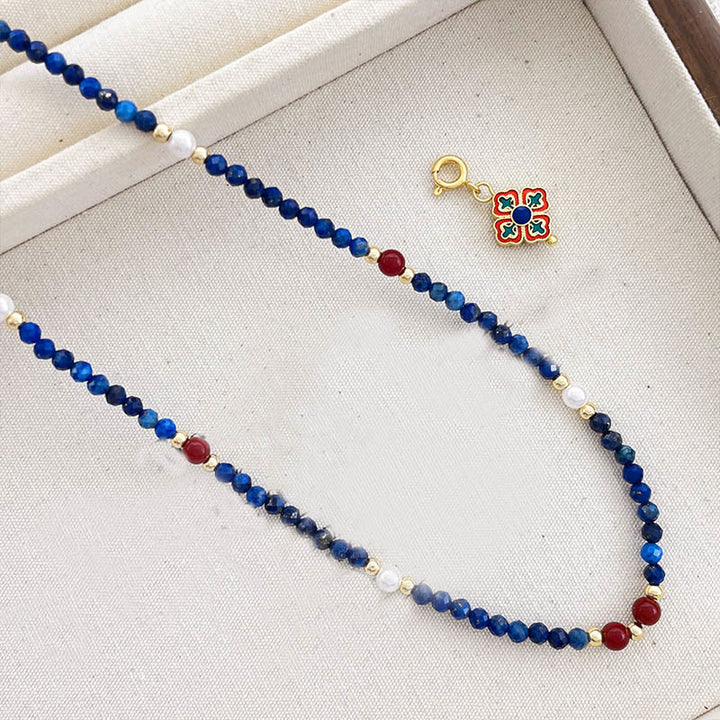 Buddha Stones , lazurytu i perły lapis lazuli z pozytywnym akcentem - image 8