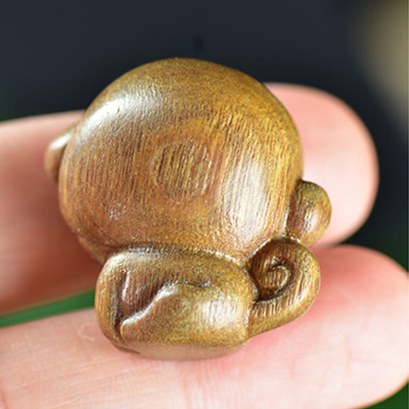 Buddha Stones, zielone drzewo sandałowe, małe liście, czerwone drzewo sandałowe, urocze małpki, zwierzęta, dekoracja pokoju - image 5