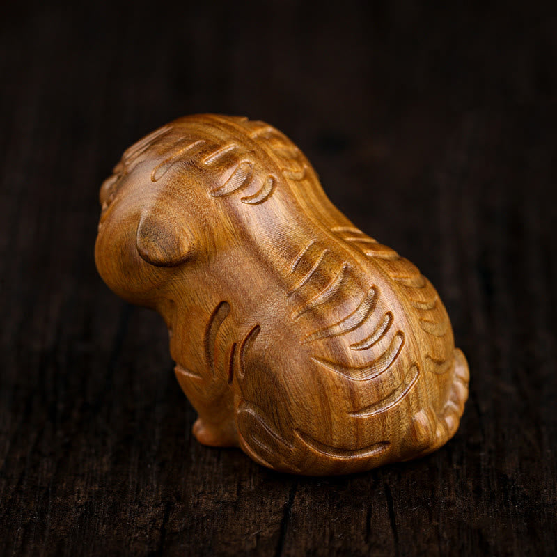 Buddha Stones Drzewo Sandałowe Słodkie Tygrysy Zwierzęta Pozytywna Dekoracja - image 2