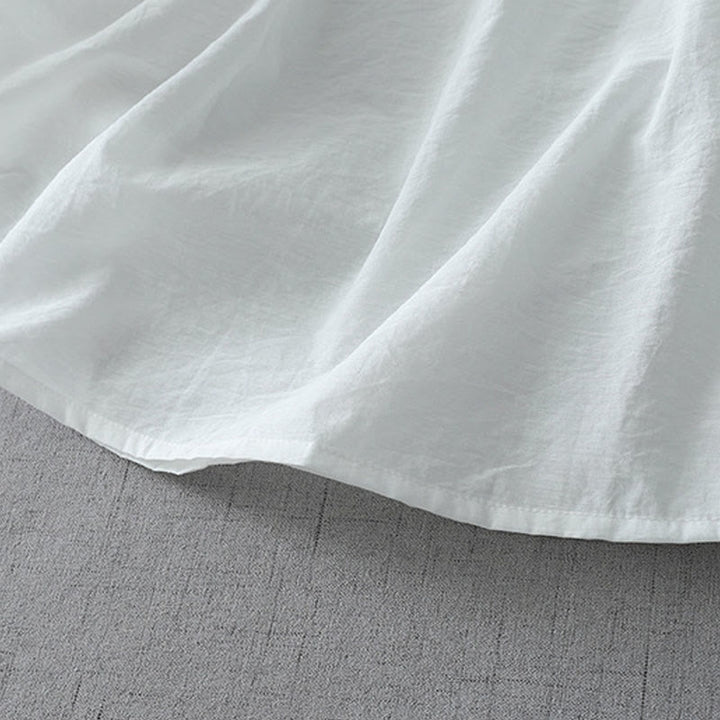 Koszula damska z krótkim rękawem i okrągłym dekoltem z koralikami i Buddha Stones - image 12