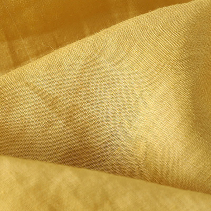 Koszulka damska z krótkim rękawem z bawełny i lnu z haftem "Buddha Stones" w kolorze czerwonym i sercem - image 12