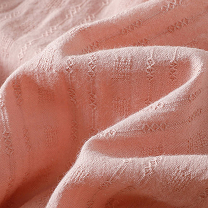 Koszula damska z krótkim rękawem i plisowanym marszczeniem w kształcie Buddha Stones - image 22