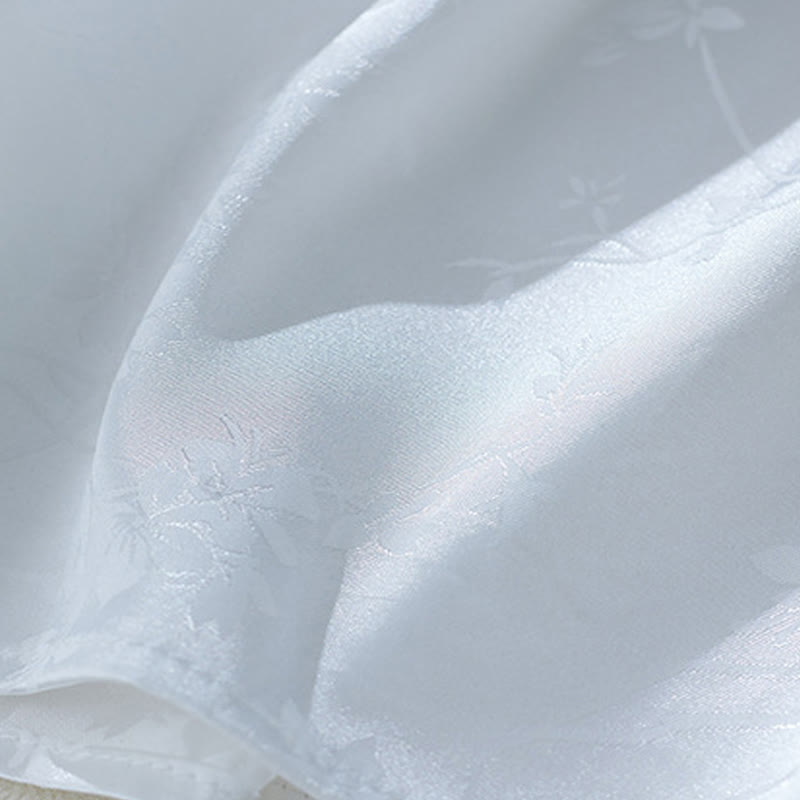 Koszula damska z żakardowym wzorem kwiatowym „Buddha Stones” na lato, z rękawem trzy czwarte - image 12