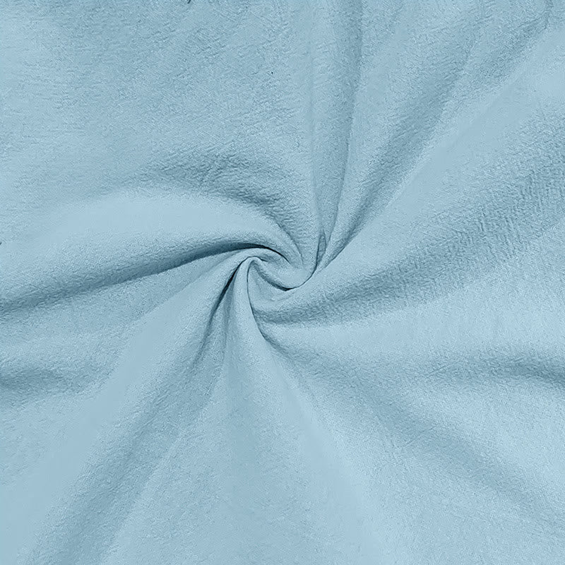 Spodnie cargo męskie z kieszeniami i ściągaczem z motywem Buddha Stones w jednolitym kolorze z lnu - image 14