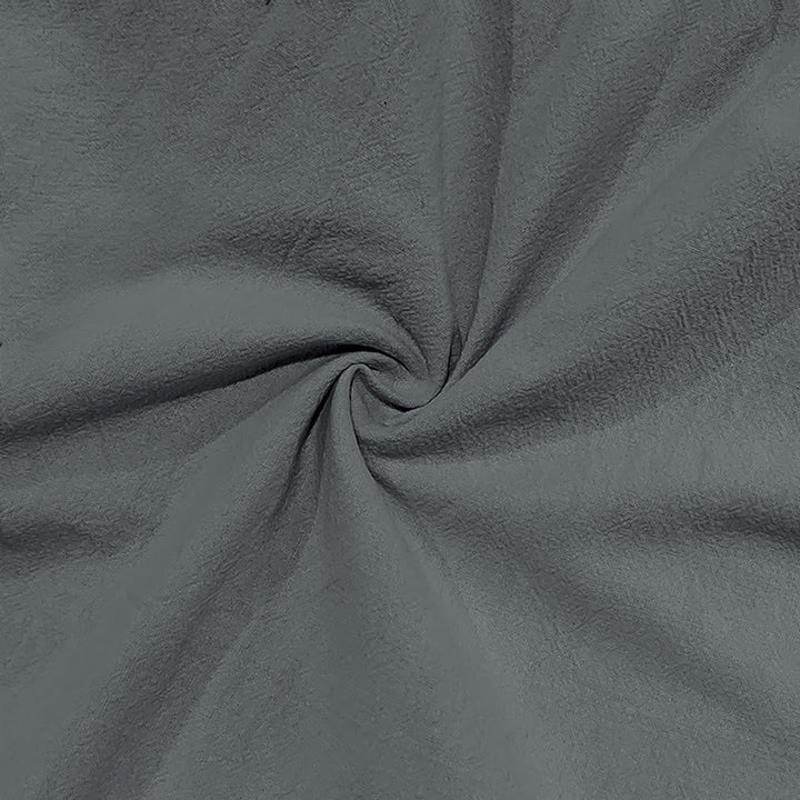 Spodnie cargo męskie z kieszeniami i ściągaczem z motywem Buddha Stones w jednolitym kolorze z lnu - image 20