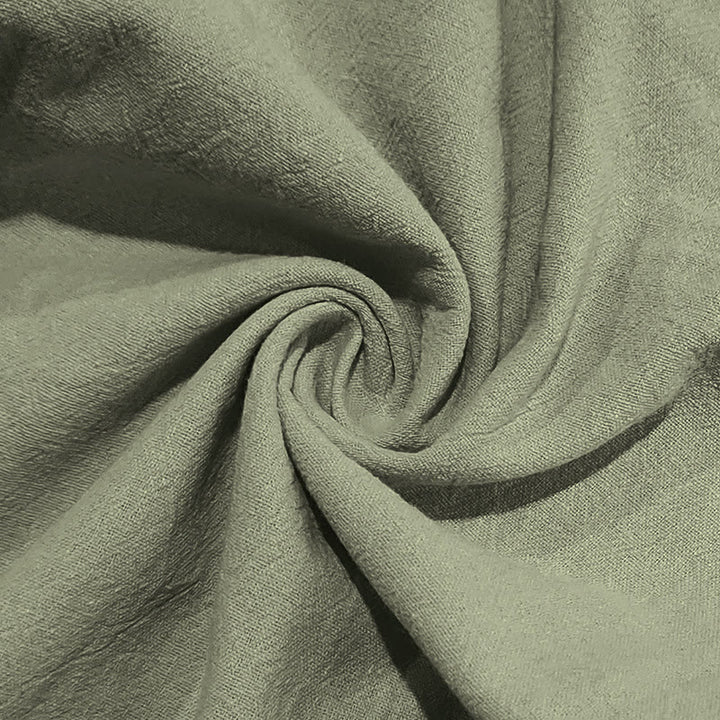 Męskie bawełniane spodnie z kieszeniami, guzikami w jednolitym kolorze i ściągaczem w kształcie Buddha Stones - image 21