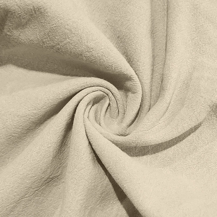 Męskie bawełniane spodnie z kieszeniami, guzikami w jednolitym kolorze i ściągaczem w kształcie Buddha Stones - image 25