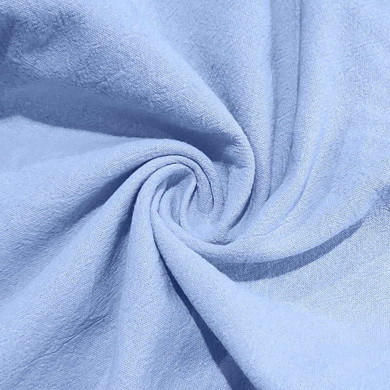 Męskie bawełniane spodnie z kieszeniami, guzikami w jednolitym kolorze i ściągaczem w kształcie Buddha Stones - image 29