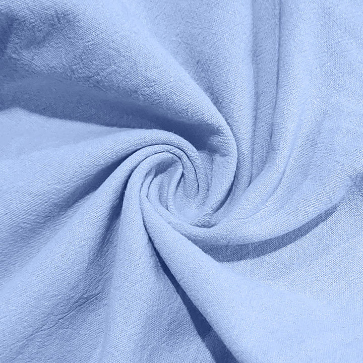 Męskie bawełniane spodnie z kieszeniami, guzikami w jednolitym kolorze i ściągaczem w kształcie Buddha Stones - image 29